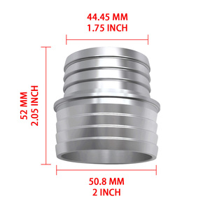ข้อต่อสายยางขนาด 2 นิ้ว ถึง 1.75 นิ้ว แบบมีหนาม สำหรับซ่อมแซมอะลูมิเนียม CNC อะแดปเตอร์สำหรับหม้อน้ำและท่อส่งน้ำหล่อเย็น พร้อมตัวลดขนาดท่อ - Product Image 4