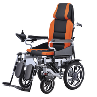 Cadre en acier au carbone pliable pour fauteuil roulant électrique inclinable à dossier haut 50113-L618