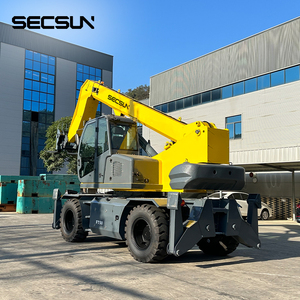 Guindaste Telescópico Telehandler de 5 Toneladas 5000kg 17m Empilhadeira Telescópica com Barriga Móvel - Product Image 5