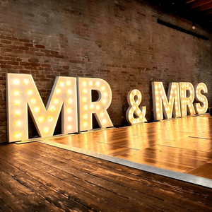 4ft Custom Shaped LED Sign Board Marquee Letters Advertising <strong>Signs</strong> Illuminated MR MRS Light Letters Outdoor <strong>Electronic</strong> Sign - Product Image 2