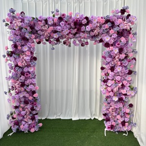 M-SFA010 Bán Hàng Nóng Sang Trọng Vuông Hoa Vòm Trắng Bé Hơi Thở Hoa Vòm Lụa Vuông Hoa Vòm <span class=keywords><strong>Backdrop</strong></span> Cho Đám Cưới Trang Trí Nội Thất - Product Image 2