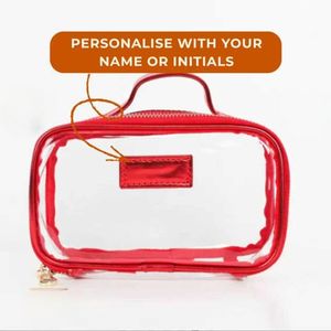 <b>Waterproof</b> Durable PVC Cosmetic <b>Bag</b> High Quality Portable Zipper Pouch Custom Leather Label Makeup <b>Bag</b> for Travel - Product Image 5