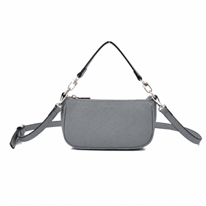 Modern <b>Recycled</b> Leather Slim Baguette Bag Trendy Minimalist Ladies Handbag with Detachable Single Strap <b>Recycle</b> <b>Product</b> - Product Image 5
