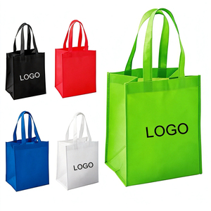 <span class=keywords><strong>Sac</strong></span> de courses écologique en non-tissé avec logo personnalisé imprimé, thermosoudé ou cousu, réutilisable - Product Image 1