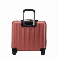 Valise d'usine personnalisée de 18 pouces au design simple Valise à roulettes en ABS rigide Sacs à bagages d'affaires