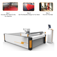 Máquina de Corte CNC de Cama Plana de Bajo Precio para Espuma EVA, Tablero KT, Panel Acústico, Fieltro y Materiales de Aislamiento