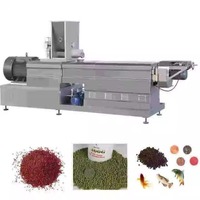 Nouvelle machine de fabrication d'aliments pour poissons en acier inoxydable certifiée CE, à haut rendement et stabilité aquatique, 150-500 kg/h, pour étangs extérieurs