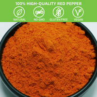 EU&NOP Organic Bulk Dried Instant Chili Powder Food Coloring Red Pepper Extract Powder Seasoning Dehydrated Capsicum Powder