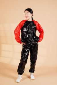 LIVEUP Offres Spéciales Sueur Sauna Costume Gym Personnalisé Fitness Perte de Poids Sueur Unisexe Anti-Rip PVC Sauna <span class=keywords><strong>Suit</strong></span> - Product Image 6