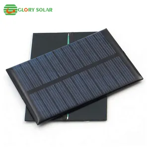 5V DC pannello solare Power Bank 1W pannello solare 5V Mini batteria solare caricatore del telefono cellulare portatile