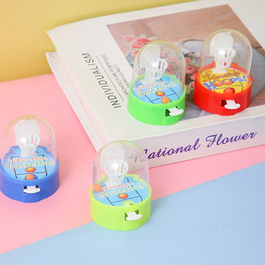 ของเล่นคอนโซลตั้งโต๊ะขนาดเล็ก เสริมสร้างปฏิสัมพันธ์ระหว่างพ่อแม่ลูก ของเล่นเสริมพัฒนาการเด็กอนุบาล เครื่องยิงลูกบาสเก็ตบอลขนาดเล็กแบบพกพา ทำจากพลาสติก - Product Image 1