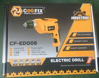 Perceuse électrique 550W 10mm 3/8\" avec mandrin en acier pour l'industrie