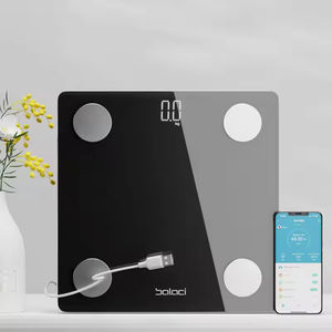 180 किलोग्राम व्यक्तिगत वायरलेस इलेक्ट्रॉनिक स्वास्थ्य पैमाने पर माप बी. बी. बी. डिजिटल स्मार्ट बॉडी फैट वजन स्केल - Product Image 2