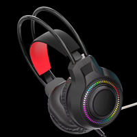 Casque de jeu USB V6S de haute qualité avec microphone pour une expérience audio immersive