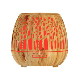 <span class=keywords><strong>Humidificador</strong></span> de Aroma de 400ml, difusor de Aroma colorido con Control remoto <span class=keywords><strong>ambiental</strong></span>, de madera para el hogar - Product Image 1