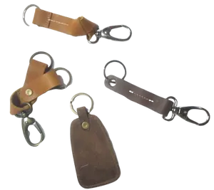 Customised Genuine Leather Handmade Different Types Personalized Multi-Colour Keyring & Keychain for Man and Woman