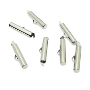 Manchon creux en acier inoxydable pour boucle de bijoux, plaqué or et argent, forme rectangulaire, accessoires DIY pour la fabrication de bracelets - Product Image 4