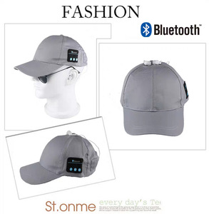 Écouteurs et Casques Stéréo HD <span class=keywords><strong>Sans</strong></span> <span class=keywords><strong>Fil</strong></span> Bluetooth pour le Sport avec Micro Intégré, Casquette de Baseball avec Musique Intégrée - Product Image 4