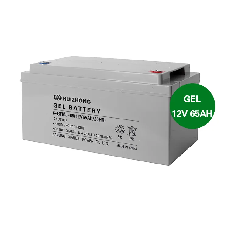 Cost-effective High Quality Deep cycle 12V 65AH Gel Solar Battery for Solar Energy System with long life span