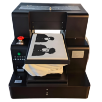 Imprimante de t-shirts A4 6 couleurs DTG DTF CMYKWW Machine d'impression sur tissus