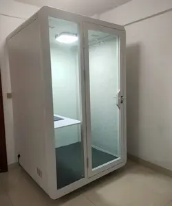 Cabina <span class=keywords><strong>de</strong></span> Oficina Móvil con Material <span class=keywords><strong>de</strong></span> Reducción <span class=keywords><strong>de</strong></span> Ruido Privada, Cabinas <span class=keywords><strong>de</strong></span> Oficina <span class=keywords><strong>Usadas</strong></span> en <span class=keywords><strong>Venta</strong></span>, Cabina Telefónica <span class=keywords><strong>de</strong></span> Vidrio Laminado - Product Image 1