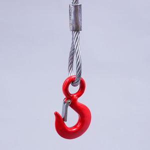 Crochet et boucle personnalisés pour élingues en câble métallique à <span class=keywords><strong>2</strong></span> jambes Ventes directes d'usine pour les élingues - Product Image 3