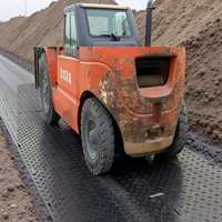 Dalles de protection temporaire en plastique pour routes, panneaux de sol en HDPE, tapis de sol en plastique, panneaux de sol pour routes