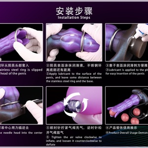 YOCY Ovipositor Fantasy <b>Dildo</b> Suction Cup Lay Eggs Butt Plug Sex Toy for Masturbator Men Women Vaginal Balls Inflatable <b>Dildo</b> - Product Image 2