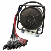 Câble audio Snake, bobine de câble, 40 canaux, mâle vers femelle, 30 m, bobine de câble XLR pour scène