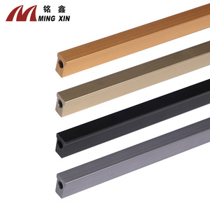 Ming Xin Aluminum Alloy <b>Wardrobe</b> Door Straightener Single Handle Wall Mount Dull Gold Vifa Gold Black Iron Gray Cabinet <b>Hardware</b> - Product Image 3