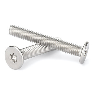 Ultra-Thin 304 Stainless Steel Torx <b>Screws</b> M2 M3 M4 M5 M6 Sizes Low <b>Flat</b> Head Design Metric Measurement System - Product Image 5