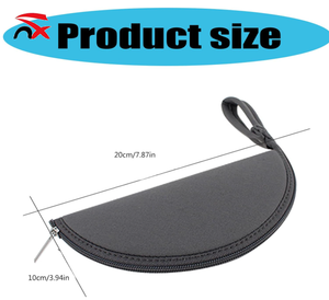 Benutzerdefiniertes Logo Neopren-Maus-Tragetasche Tragbare Reißverschluss-Aufbewahrungshülle Weiche Wasserdichte Tasche für Reisen und Täglichen Gebrauch - Product Image 3