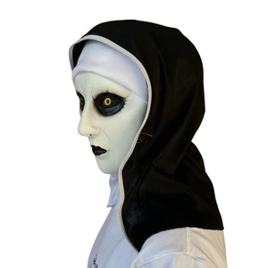 Máscaras de látex de Halloween de cara completa de bruja y monja, espeluznantes, transfronterizas, para la invocación de espíritus, emocionantes, hechas a mano, que son un terrorífico accesorio para la cabeza. - Product Image 2