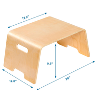 Bureau portable en bois naturel de haute qualité, design moderne, table d'activités pour l'étude et le jeu, pour la maison, pour bébés et enfants