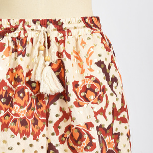 Ropa de mujer de alta calidad Novedad de verano Pantalones cortos de mujer elásticos con corbatas - Product Image 4