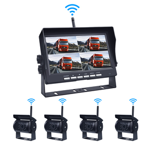 Camera Xe Tải Không Dây 1080P 7Inch Hệ Thống CCTV Chiếu Hậu 4 Camera Với Một Màn Hình Với Chức Năng Ghi Âm - Product Image 3