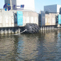 Pare-battage marin gonflable en caoutchouc pneumatique Yokohama certifié ISO 17357 BV pour amarrage de navires STS STD