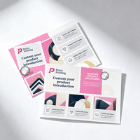 Brochures de manuel du produit, impression offset sur carton, plastification pour emballage électronique, personnalisable