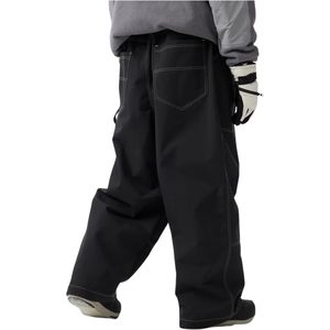 Pantalons de snowboard amples pour hommes et femmes, imperméables 20K, respirants 15K, vêtements de ski isolés, unisexe adulte - Product Image 4