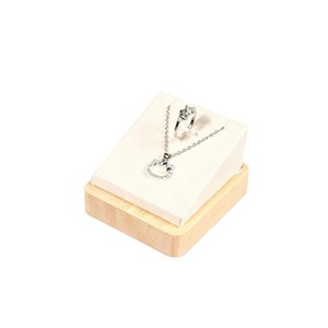 Solid Wood Velvet Jewelry Display Trays 7x8x5 European Style For <b>Necklaces</b> <b>Rings</b> Night Market Shop Storage - Product Image 5