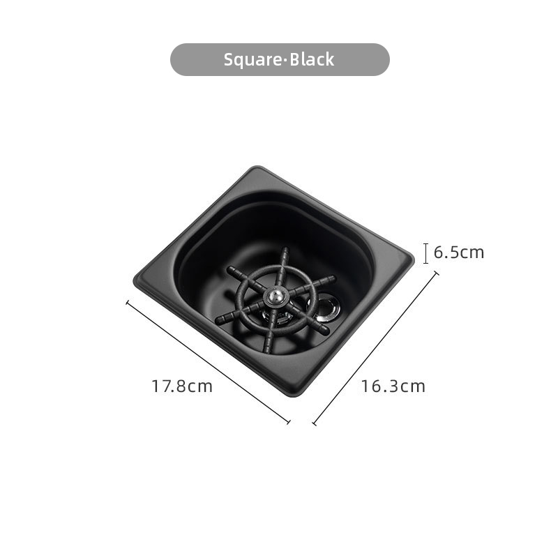 Trou carré noir S