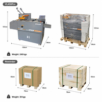 Machine à plastifier automatique à rouleaux avec transfert d'aluminium