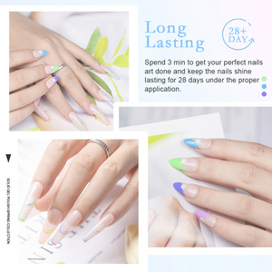 BOZLIN 2024 Printemps Série 20 Couleurs Solide <span class=keywords><strong>Pastel</strong></span> Crème Pudding Soak Off UV Vernis À Ongles Gel Solide avec Brosse À Ongles - Product Image 6