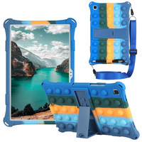 Casing Tablet Silikon Universal Anak-anak dengan Fitur Bubble Fidget Press untuk Samsung Tab A7 10.4-inci (T500/T505/T507)
