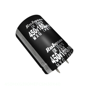 ตัวเก็บประจุแบบมีรูผ่านรูสำหรับ390 uF 20% 450V 450MXG390MEFCSN30X40 - Product Image 1