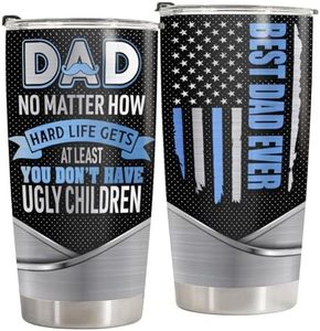 2025 20 oz en acier inoxydable isolé sous vide <span class=keywords><strong>tasse</strong></span> en céramique cadeau pour hommes couvercle de gobelet léger de <span class=keywords><strong>papa</strong></span> pour la fête des pères <span class=keywords><strong>tasse</strong></span> à café de noël - Product Image 4
