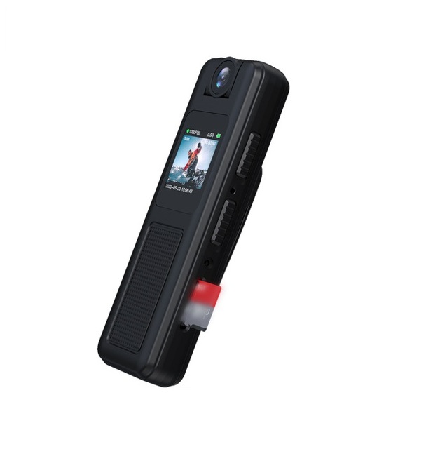 Body Camera with Audio and Video 1080p Recording Camcorders Rotatable Lens Night Vision Body Worn Cams for Service Record