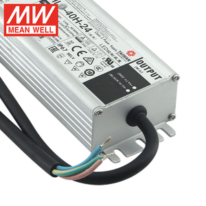 Драйвер светодиодов Mean Well HLG-40H-24, 40 Вт, 24 В, постоянное напряжение и ток, IP65, водонепроницаемый, для наружного ландшафтного освещения - Product Image 3