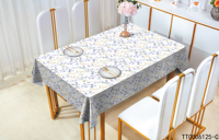 Nappe rectangulaire en PVC imperméable et anti-taches, motif floral lavande, en rouleau, pour cuisine, salle à manger, pique-nique, fête, décoration