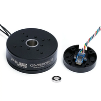 Ensemble de moteurs de cardan HAITAI GM5208-12 avec encodeur et carte SimpleBGC 63mm 12N14P pour stabilisateurs de caméra, mouvements panoramiques/inclinaisons et mouvements robotiques